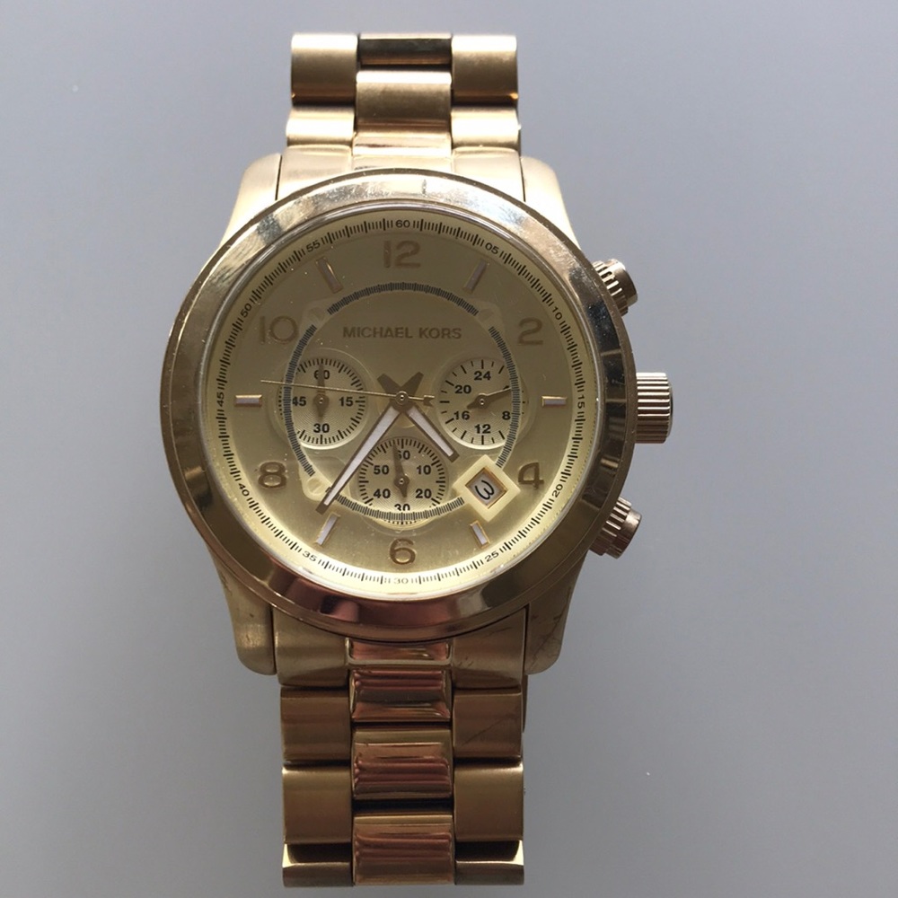 Michael Kors Gold Chronograph Watch